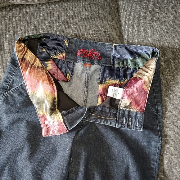 ONE5ONE size 12 dark blue wash High Rise Trouser - Picture 8 of 10